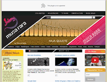 Tablet Screenshot of musarara.com.br